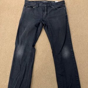 Banana Republic Mens Slim Travelers Pants Blue 32 x 30